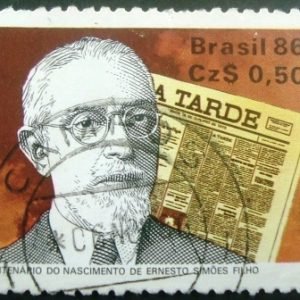 Selo postal do Brasil de 1986 Ernesto Simões Filho - C 1526 U