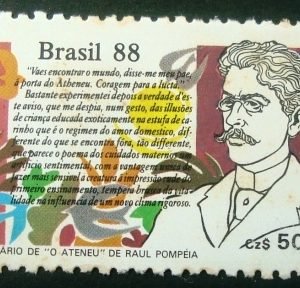 Selo postal COMEMORATIVO do Brasil de 1988 - C 1601 N