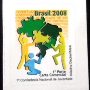 Selo postal do Brasil de 2008 Juventude