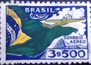 Selo postal AÉREO do Brasil de 1933 - A 31 U