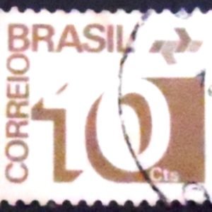 Selo postal Regular emitido no BRASIL em 1972 - 539 U