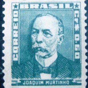 Selo postal Regular emitido no Brasil em 1954 - 496 N