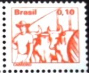 Selo postal do Brasil de 1977 Carreiro M