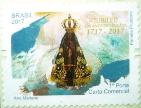 Selo postal do Brasil de 2017 Nossa Senhora Aparecida