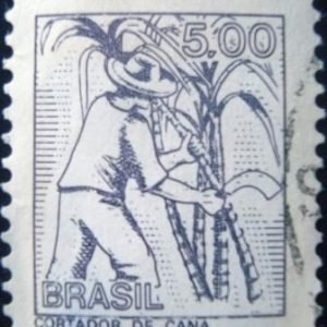Selo postal Regular emitido no Brasil em 1979 - 580 U