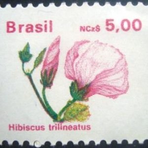 Selo postal regular emitido no Brasil em 1989 - 674 N