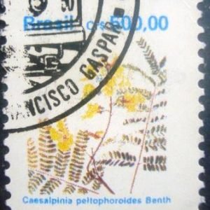 Selo postal do Brasil de 1991 Sibipiniina M1C