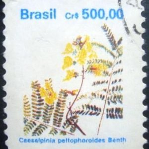 Imagem similar à do sSelo postal do Brasil de 1991 Sibipiniina U