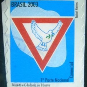 Selo postal Regular emitido no Brasil em 2003 - 826 U
