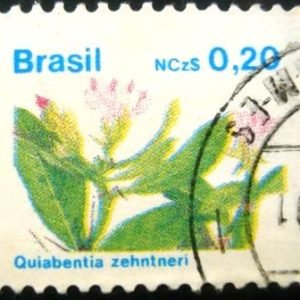 Selo postal Regular emitido no Brasil em 1989 - 670 U