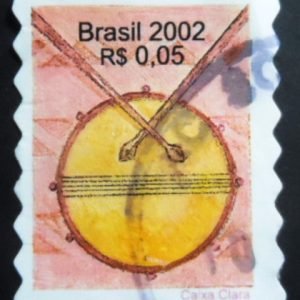 Selo postal Regular emitido no Brasil em 2002 - 816 U
