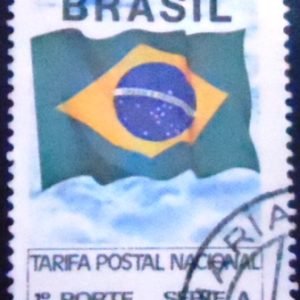 Selo postal regular emitido no Brasil em 1992 - 692x U