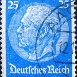 Selo postal da Alemanha de 1932 - 471 U