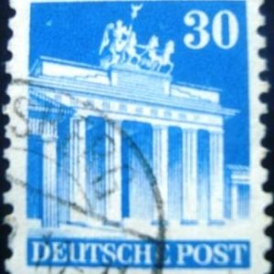 Selo postal da Alemanha de 1948 - 89 U