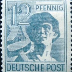 Selo postal da Alemanha de 1947 - 947 N