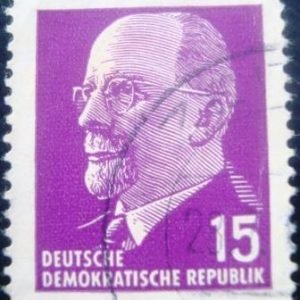 Selo postal da Alemanha de 1961 Walter Ernst Paul Ulbricht