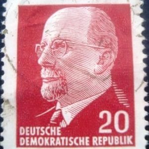 Selo postal da Alemanha de 1961 Walter Ernst Paul Ulbricht