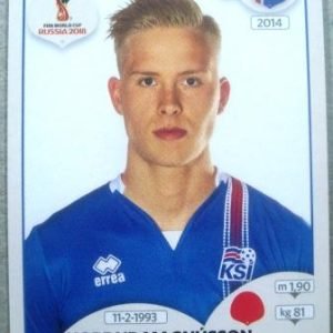Figurinha nº 300 - Seleção da Islândia - Hörður Björgvin Magnússon