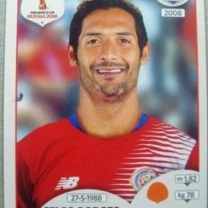 Figurinha nº 404 - Seleção da Costa Rica - Celso Borges Mora