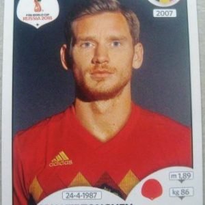 Figurinha nº 517 - Copa do Mundo Fifa 2018 - Jan Bert Lieve Vertonghen