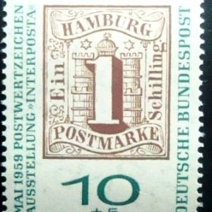 Selo postal da Alemanha de 1959 Interposta 59