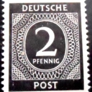 Selo postal da Alemanha Trizona de 1946 Allied Control Council 2
