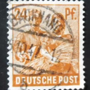 Selo postal da Alemanha Trizona de 1948 2st Allied Control Council Issue