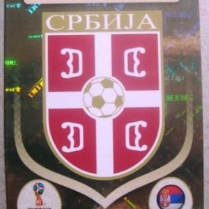 Figurinha nº 412- Copa da Russia 2018 - Escudo da Sérvia