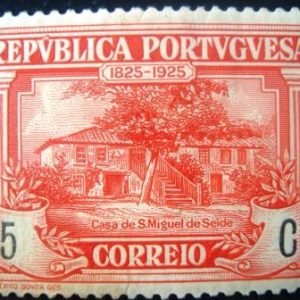 Selo postal de Portugal de 1925 Castelo-Branco's House - 349 N