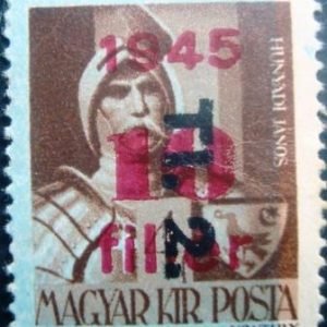 Selo postal da Hungria de 1946 János Hunyadi - 811 N