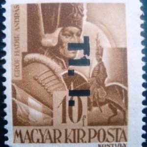 Selo postal da Hungria de 1946 Count András Hadik - 810 N