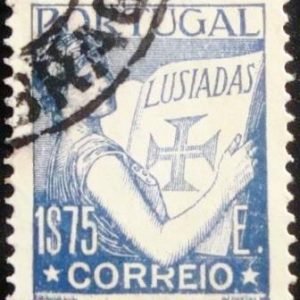 Selo postal de Portugal de 1938 Lusiads 1$75