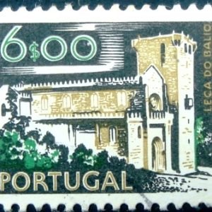 Selo postal de Portugal de 1974 Leca do Balio Monastery - 1246 xI