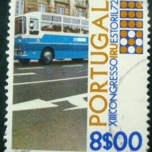 Selo postal de Portugal de 1972 Omnibus - 1171 U