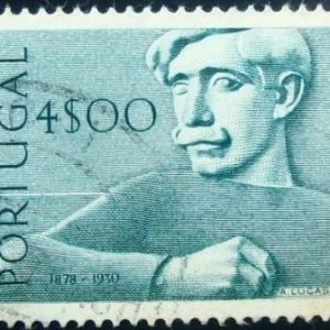 Selo postal de Portugal de 1971 Francisco Santos - 1135 U