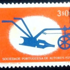 Selo postal de Portugal de 1976 Pen Nib as Plowshare - 1305 U