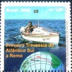 Selo postal do Brasil de 2000 Amyr Klin M