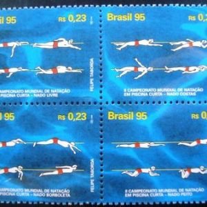 Se-tenant do Brasil de 1995 Mundial de Natação