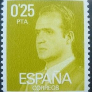 Selo postal da Espanha de 1987 King Juan Carlos I 025