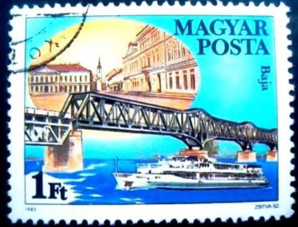 Selo postal da Romênia de 1985 Baja Hungary