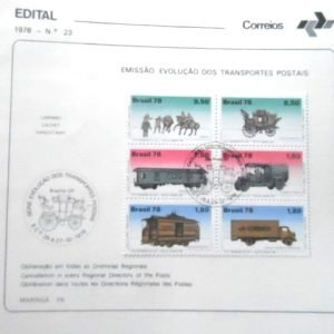 Edital de Lançamento nº 23 de 1978 Transportes Postais