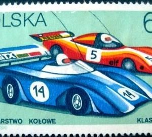 Selo postal da Polônia de 1981 Radio-controlled racing cars