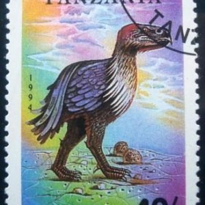 Selo postal da Tanzânia de 1994 Diatryma