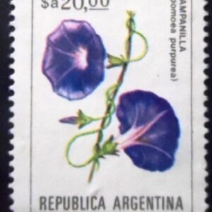 Imagem similar à do selo postal da Argentina de 1984 Campanilla U sev