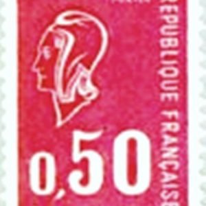 Selo postal da França 1971 Marianne type Béquet 0,50
