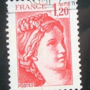 Selo postal da França 1978 Sabine 1,20