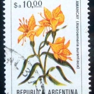 Selo postal da Argentina de 1983 Amancay
