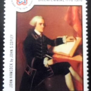 Selo postal das Maldivas de 1976 John Hangcock M