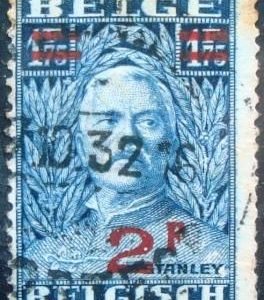 Selo postal do COngo Belga de 1931 Henry Morton Stanley