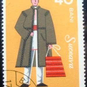 Selo postal da Romênia de 1973 Suceava